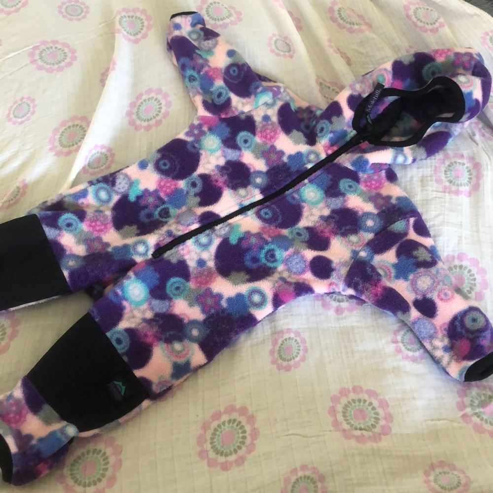 Molehill Winter Snow Suit Warm Fleece Purple